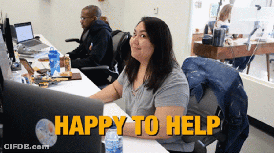 Happy To Help Happy Woman Thumbs Up GIF