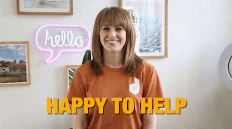 Happy To Help Woman Heart GIF