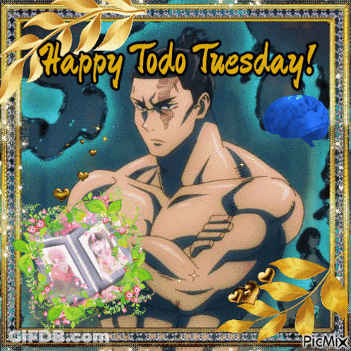 Happy Todo Tuesday Shirtless Man GIF