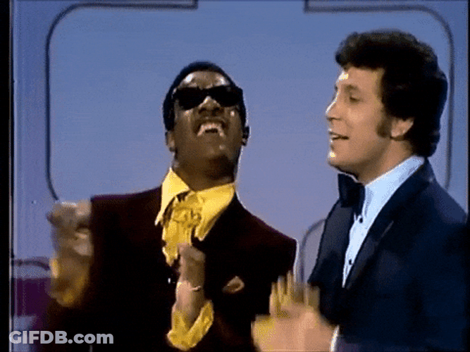 Happy Tom Jones And Stevie Wonder Birthday GIF
