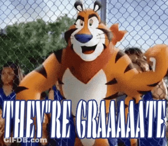 Happy Tony The Tiger They're Great GIF