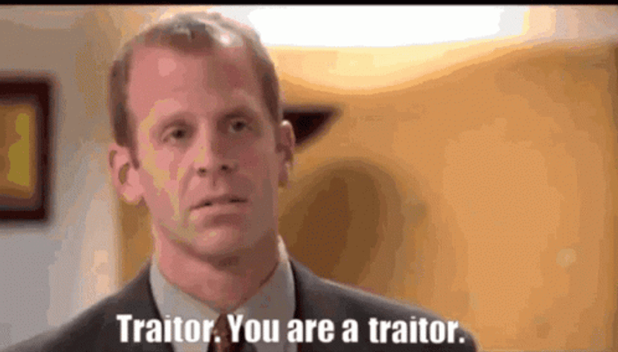 Happy Treason Day Angry Michael Scott GIF