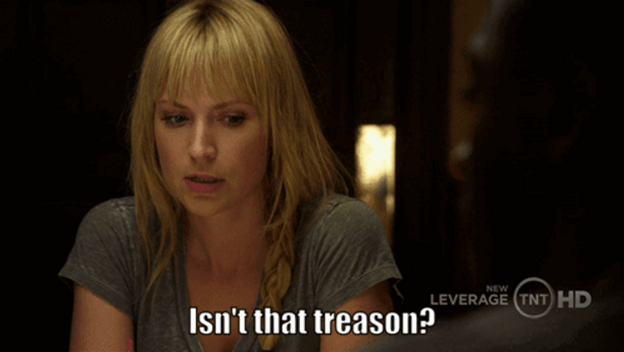 Happy Treason Day Beth Riesgraf GIF