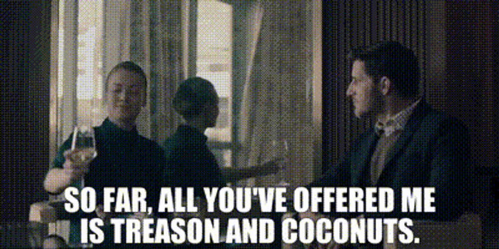 Happy Treason Day Saucy Lady Declining Offer GIF