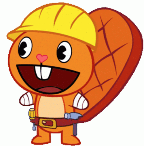 Happy Tree Friends Handy Explodes GIF