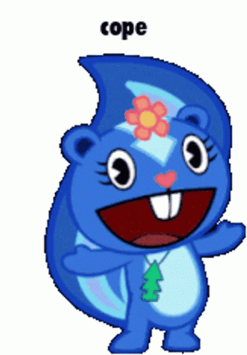 Happy Tree Friends Petunia Dancing Shake GIF