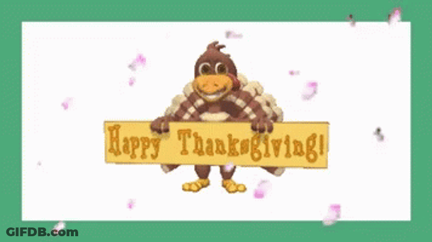 Happy Turkey Day From Dr Skerpan GIF