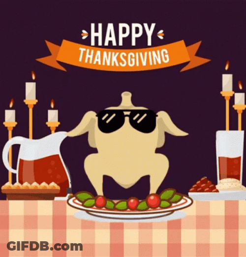 Happy Turkey Day Funny Dancing Turkey GIF