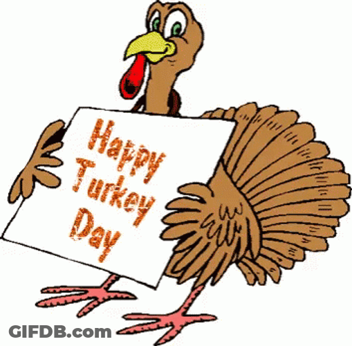Happy Turkey Day Thanksgiving GIF