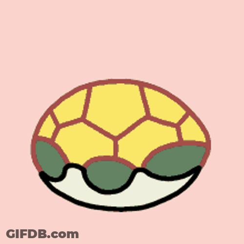 Happy Turtle Waving Hello GIF