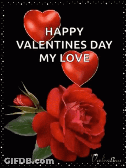 Happy Valentine Day My Love Card Greetings GIF