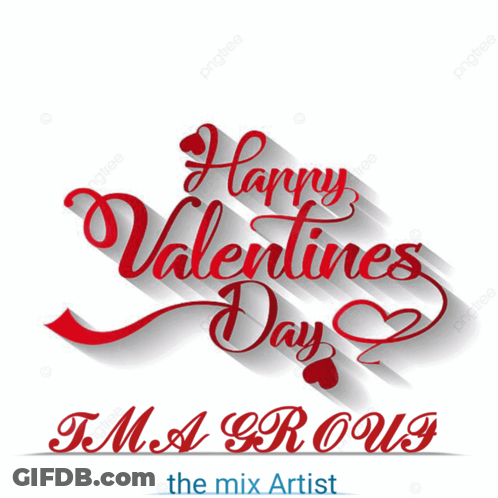 Happy Valentine's Day Card T.M.A. G.R.O.U.G GIF