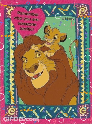 Happy Valentine's Day Greeting Card With Pink Hearts GIF