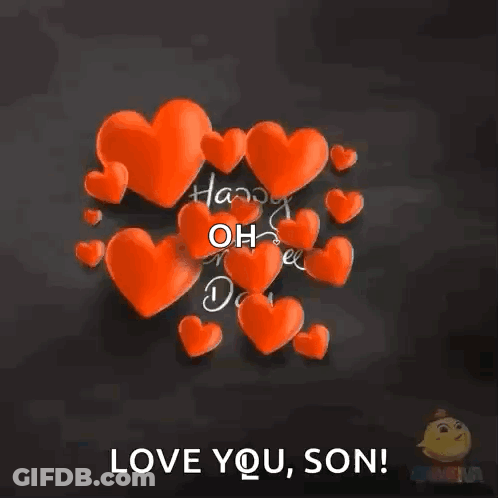 Happy Valentine's Day Love You Son Card GIF