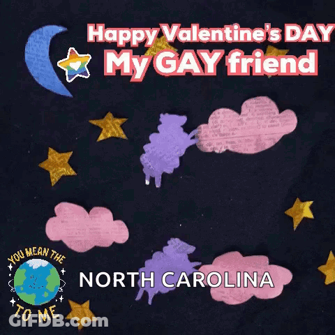 Happy Valentine's Day Message From North Carolina GIF
