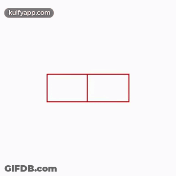 Happy Valentine's Day Sign With Two Red Hearts GIF