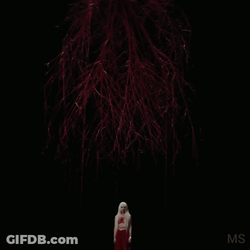 Happy Valentine's Day To Bre With Red Hearts GIF