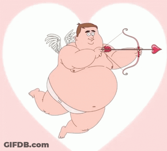 Happy Valentines Day All From Cupid GIF