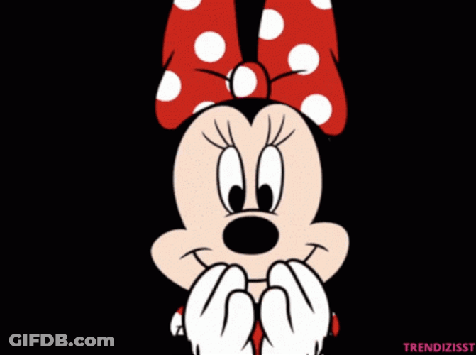 Happy Valentines Day Disney Minnie Mouse GIF