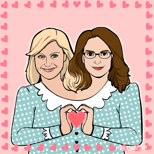 Happy Valentines Day Friend One Suit GIF