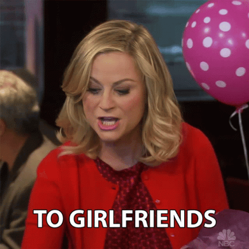 Happy Valentines Day Girl Friends GIF