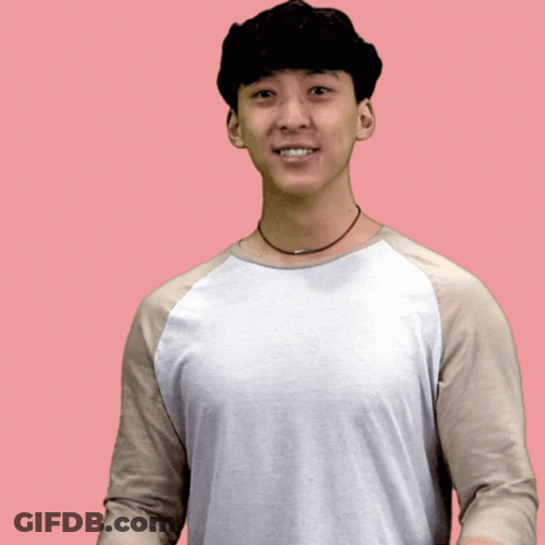 Happy Valentines Day Hand Heart Gesture GIF