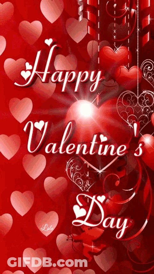 Happy Valentines Day Hearts Day GIF