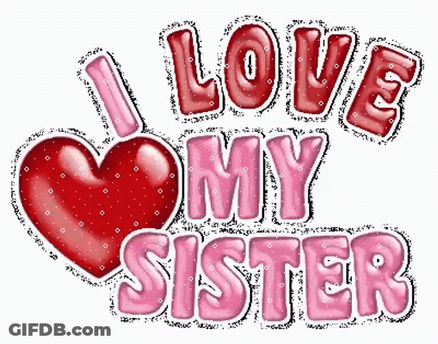 Happy Valentines Day Love You Sisters GIF