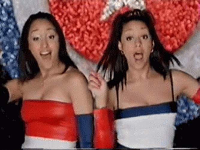 Happy Valentines Day Sisters Happy Dance GIF