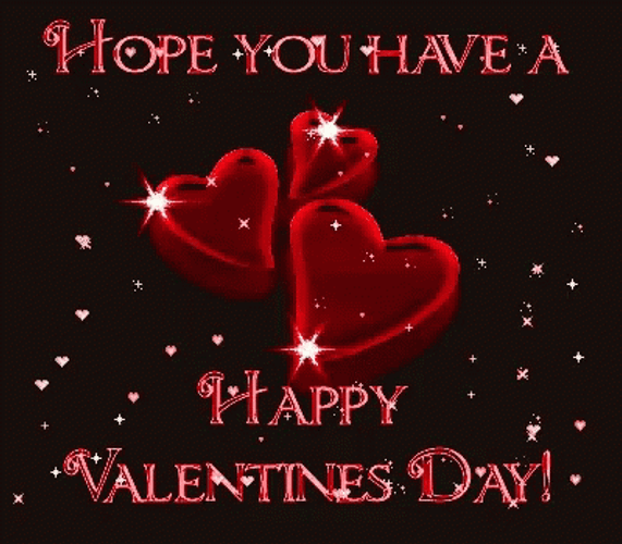 Happy Valentines Day Son Blinking Small Stars GIF