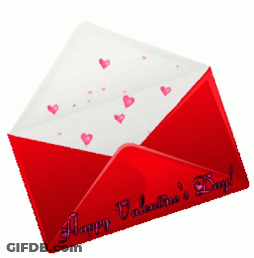 Happy Valentines Day Son Love From Letter GIF