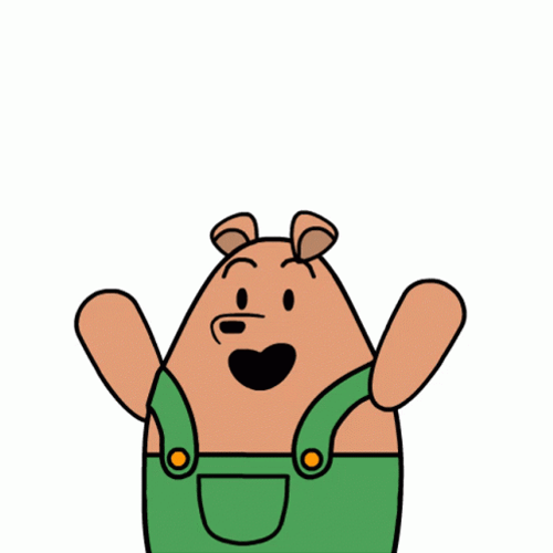 Happy Valentines Day Son Pants Bear Surprise GIF