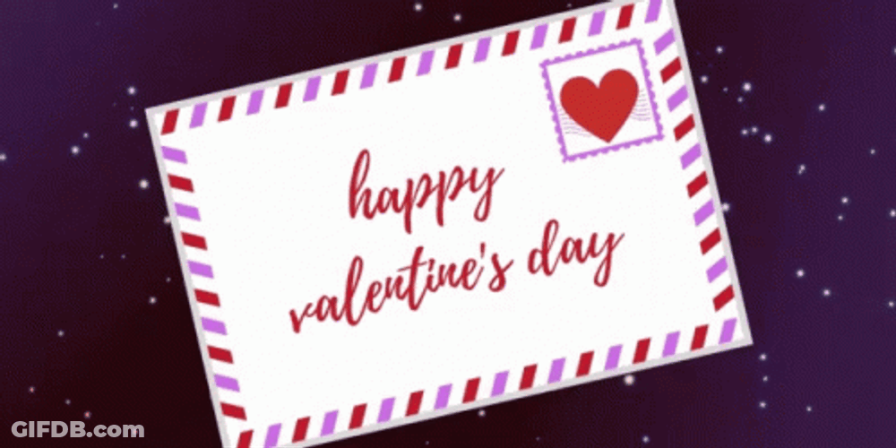 Happy Valentines Day Son Surprise Letter GIF