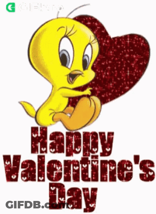 Happy Valentines Tweety Bird GIF