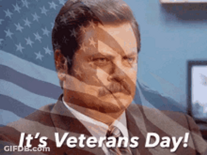 Happy Veterans Day Former Leader GIF