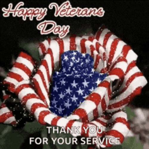 Happy Veterans Day Thank You GIF