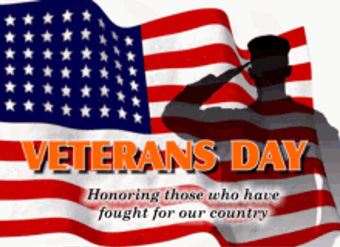 Happy Veterans Day To All Who Fought GIF