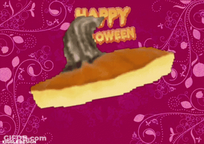 Happy Vintage Halloween Pumpkin GIF