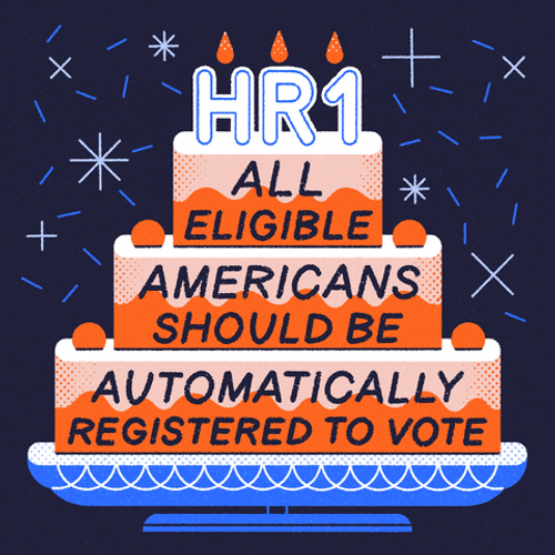 Happy Voting Birthday Celebration GIF