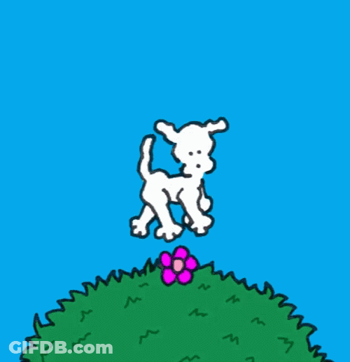 Happy Walking Chippy Dog Going To Snoopy Birthday GIF