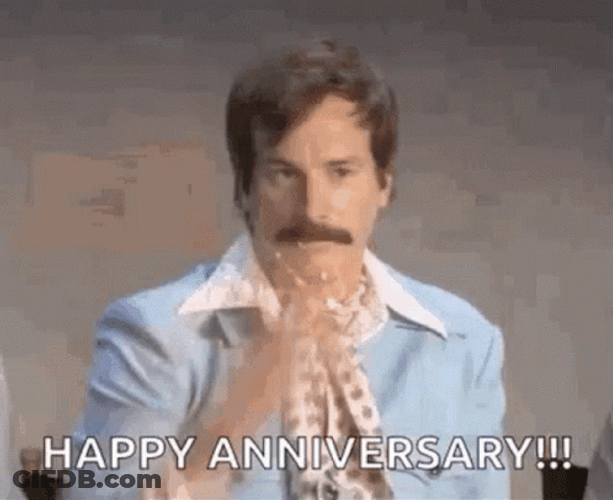 Happy Wedding Anniversary Celebration GIF