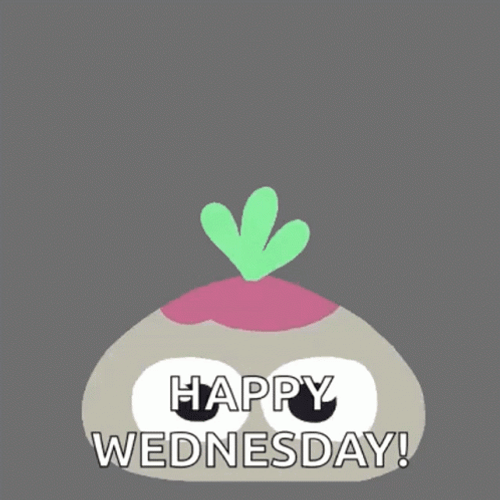 Happy Wednesday Cute Turnip GIF