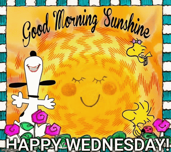 Happy Wednesday Good Morning Sunshine GIF
