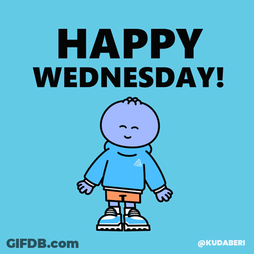Happy Wednesday Greeting Cartoon Character GIF