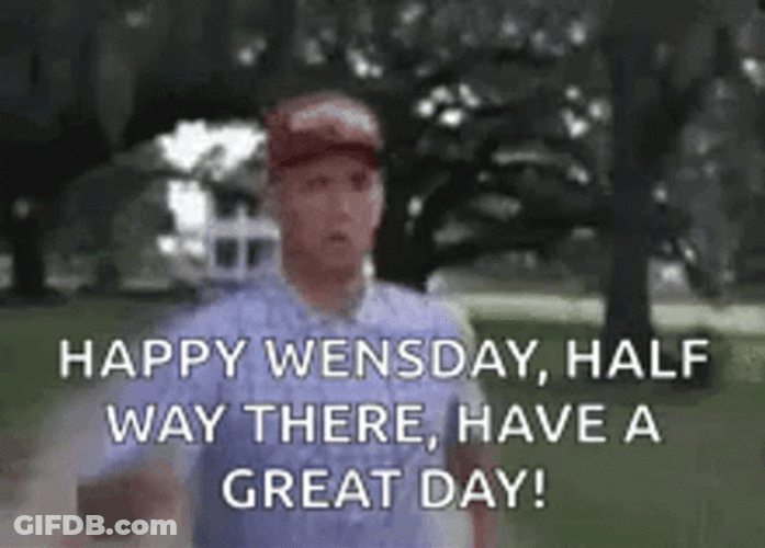 Happy Wednesday Half Way There GIF