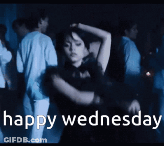 Happy Wednesday Jenna Ortega Dancing GIF