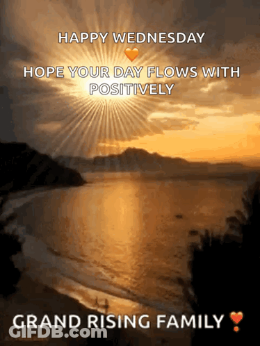 Happy Wednesday Rising Family GIF