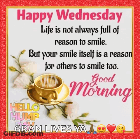 Happy Wednesday Smile GIF