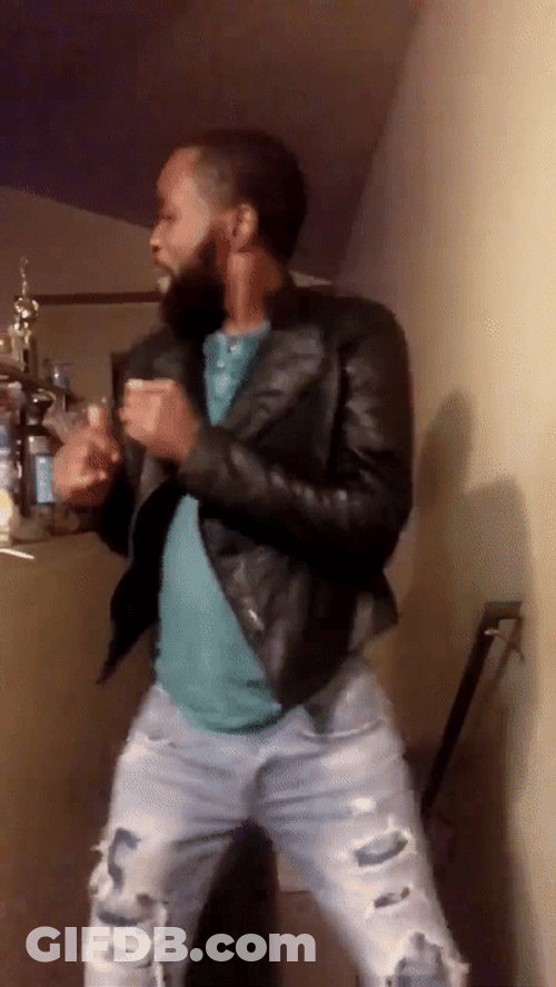 Happy Weekend Black Guy So Excited Dance GIF