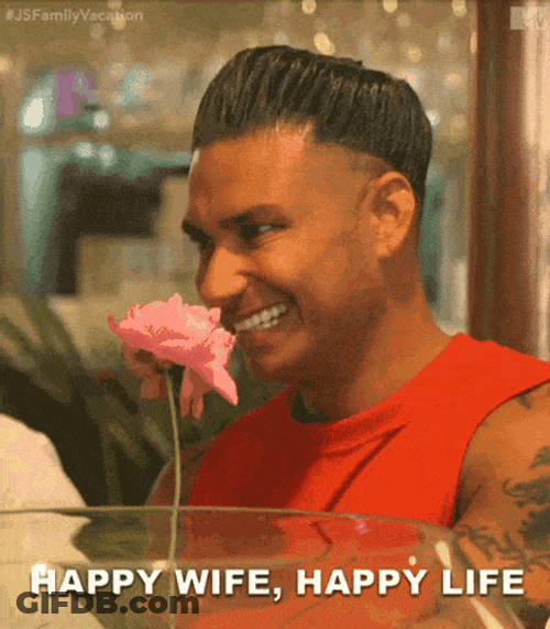 Happy Wife Happy Life GIF